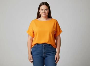 pomarańczowa marynarka mohito: Bluzka damska, rozmiar 5XL — 6