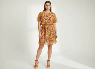 sukienki pomarańczowa na wesele: Blanco, Sukienka damska, rozmiar XL — 6