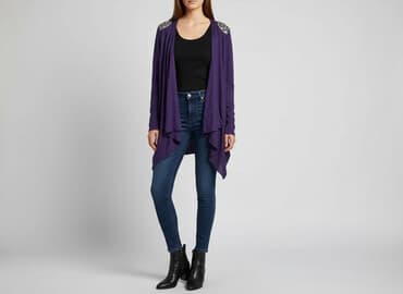 tanie narzutki damskie: Kardigan damski, rozmiar S — 7