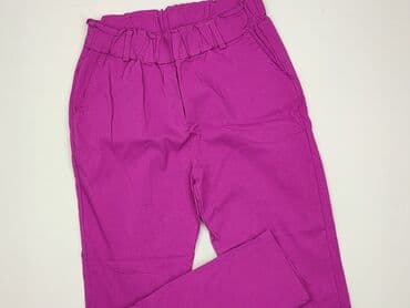 spodnie paperbag dla kogo: Spodnie materiałowe damskie, rozmiar S — 1