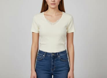 koszulki ideal z koronką: T-shirt damski, rozmiar M — 1