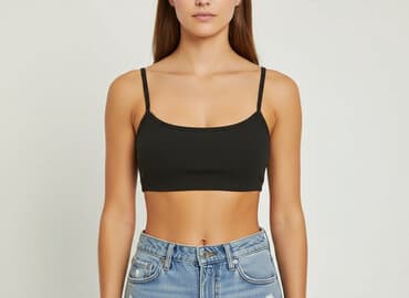 gorsetowe bluzki: PrettyLittleThing, Top damski, rozmiar S — 6