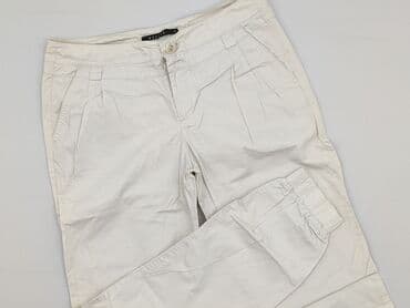 biale spodnie dresowe mohito: Mohito, Material trousers for women, size S — 1