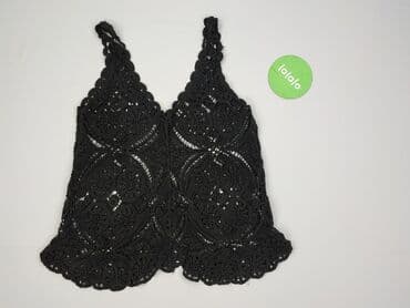 czarne bluzki z koronką plus size: Жіноча блуза, розмір S — 3