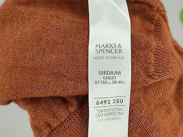 wełniany sweter: Marks & Spencer, Golf dla mężczyzn, rozmiar M — 4