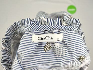 bluzka z piórami przy rękawach: ChaCha, Women's blouse, size XL — 5