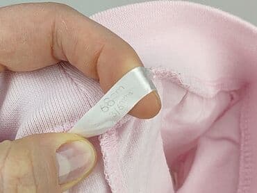 pomaranczowe spodnie dresowe: Baby material trousers, 3-6 months, 62-68 cm, condition - Very good — 4