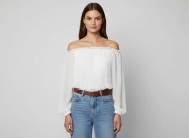 bluzka damska do spódnicy: Bluzka damska, rozmiar S — 1