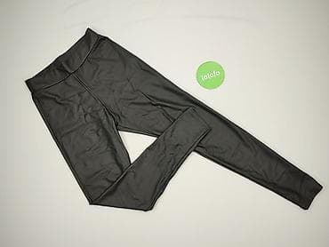 Women's Clothing: Leggings Eco-leather for women, size XL — 2