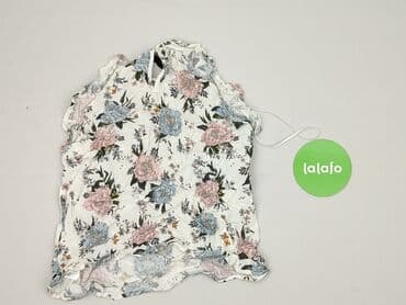 bluzka z kwiatem 3d h: H&M, Women's blouse, size S (EU 36) — 3