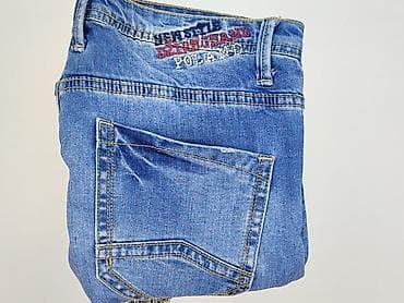 patchworkowe jeansy: Jeansy dla mężczyzn, rozmiar M — 6