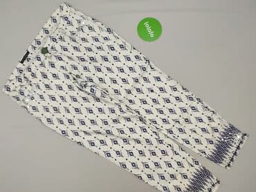 białe jeansy damskie allegro: Spodnie materiałowe damskie, rozmiar 2XL — 2