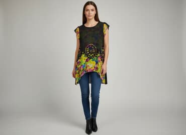 zalando tuniki dla puszystych: Tunika damska, rozmiar M — 7