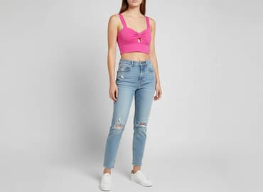 kamizelka damska krótka h m: H&M Divided, Top damski, rozmiar S — 7
