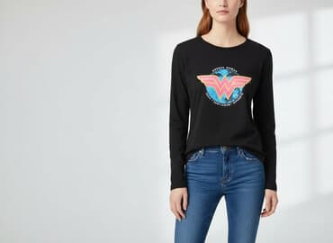 majtki batman: Wonder Woman, T-shirt damski, rozmiar S — 6