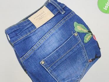 spódnice rozkloszowane midi z kieszeniami: Denim Collection, Spódnica damska, S — 5