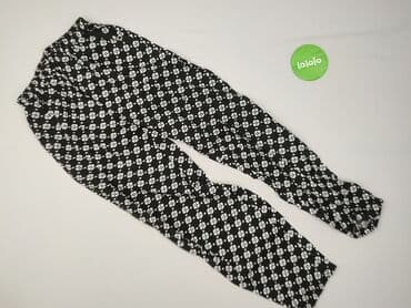 Women: Material trousers for women, size S (EU 36) — 2
