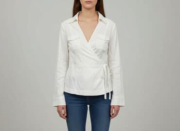 skladanie koszulki: Ann Taylor, Bluzka damska, rozmiar M — 6