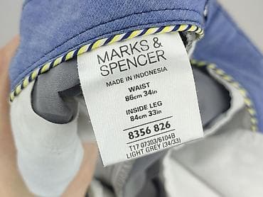 pull and bear dostawa: Marks & Spencer, Chinosy dla mężczyzn, rozmiar L — 5