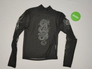 bluzki basic czarne: FB Sister, Bluzka damska, rozmiar S — 2