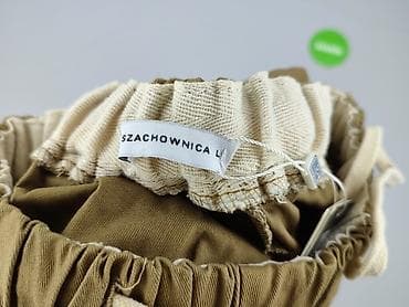 plecaki genzie: SZACHOWNICA, Spodnie materiałowe damskie, rozmiar L — 4