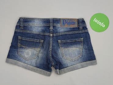 srebrne szorty: Bershka, Szorty damskie, S w lalafo.pl — 3 srebrne szorty: Bershka, Szorty damskie, S — 3