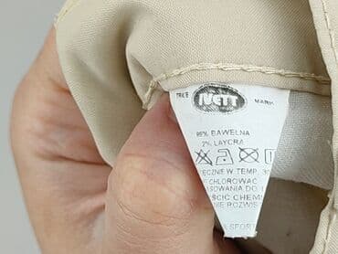 legginsy woskowane matowe: Spodnie materiałowe damskie, rozmiar S — 5