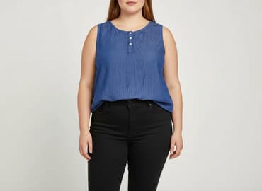 koszulki bez rękawów damskie karl lagerfeld jeans: John Baner, Top damski, rozmiar 5XL — 1