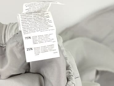 spodnie cargo szare pull and bear: Spodnie cargo damskie, rozmiar L — 5