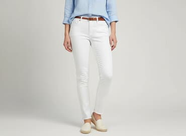 dżinsy białe: Jeans for women, size S — 1