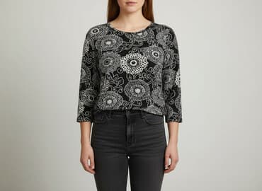 bluzki basic czarne: Bluzka damska, rozmiar XL — 7