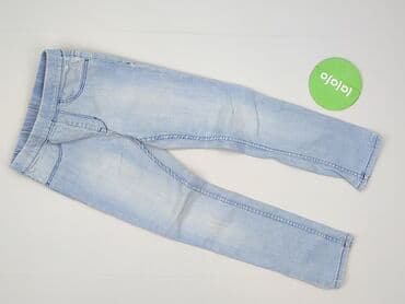 legginsy z wysokim stanem modelujace: Spodnie jeansowe, 5-6 lat, 116, stan - Bardzo dobry — 2