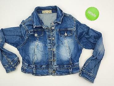 denim kurtka: Dziecięca kurtka jeansowa, 7 lat, 116-122 cm, stan - Bardzo dobry — 2