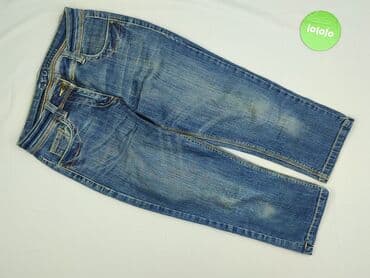 jeansy cropped damskie: Spodnie 3/4 damskie, rozmiar S — 2