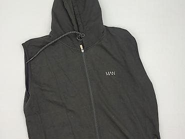 m pl l: Męska bezrękawnik/kamizelka z kapturem MAN Active - Kolor: czarny - — 1
