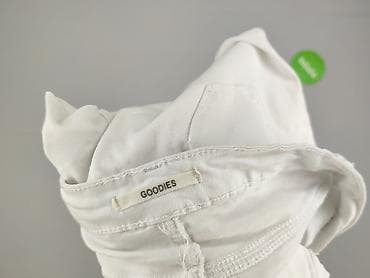 biale materialowe spodnie: Goodies, Spodnie materiałowe damskie, rozmiar L — 5