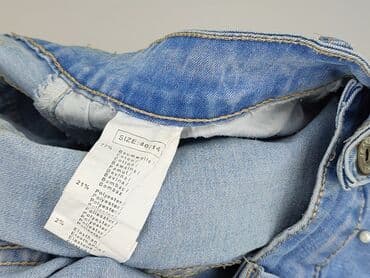 szerokie krótkie spodenki jeansowe: Shorts for women, size L — 6