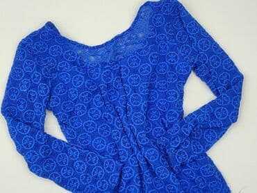 niebieskie sukienki plus size: Bluzka damska, rozmiar S — 1
