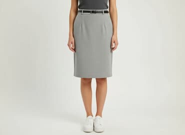 plisowane spódnice szara: Spódnica damska, rozmiar L — 6