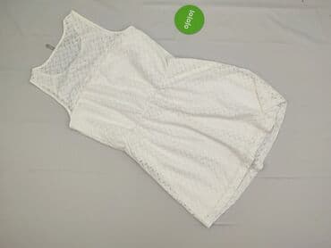 białe krótkie legginsy pod sukienkę: Young Fashion, Sukienka damska, rozmiar S — 3