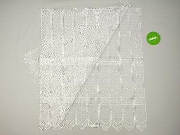 gotowe zasłony: Ażurowa firanka panelowa – biała - Typ: firanka panelowa/ekranowa - — 3