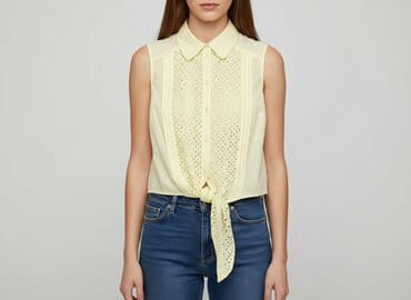 biale bluzki z kolnierzykiem: Miss Selfridge, Bluzka damska, rozmiar M — 7