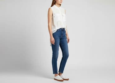 koszula niebieska hm: H&M, Koszula damska, rozmiar 2XS — 6