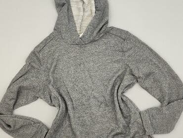 niebieska bluzka h m: H&M, Bluza z kapturem damska, rozmiar S — 2