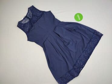 granatowa sukienka na wesele plus size: Sukienka damska, rozmiar M — 3