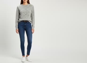 klapki z futerkiem firmowe: Sweter damski, rozmiar M — 7