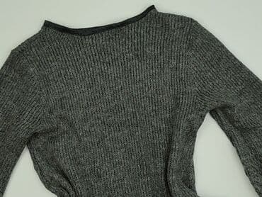 sweter piórkowy na drutach: Sweter damski, rozmiar S — 1
