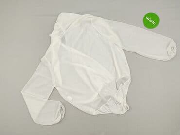 białe body na długi rękaw: Body damskie, rozmiar L — 3