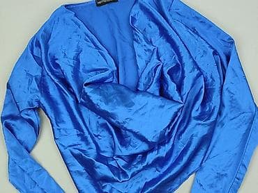 niebieska bluza: PrettyLittleThing, Bluzka damska, rozmiar M — 1