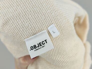 sweter z wełny czesankowej: Object, Kardigan damski, rozmiar L — 4